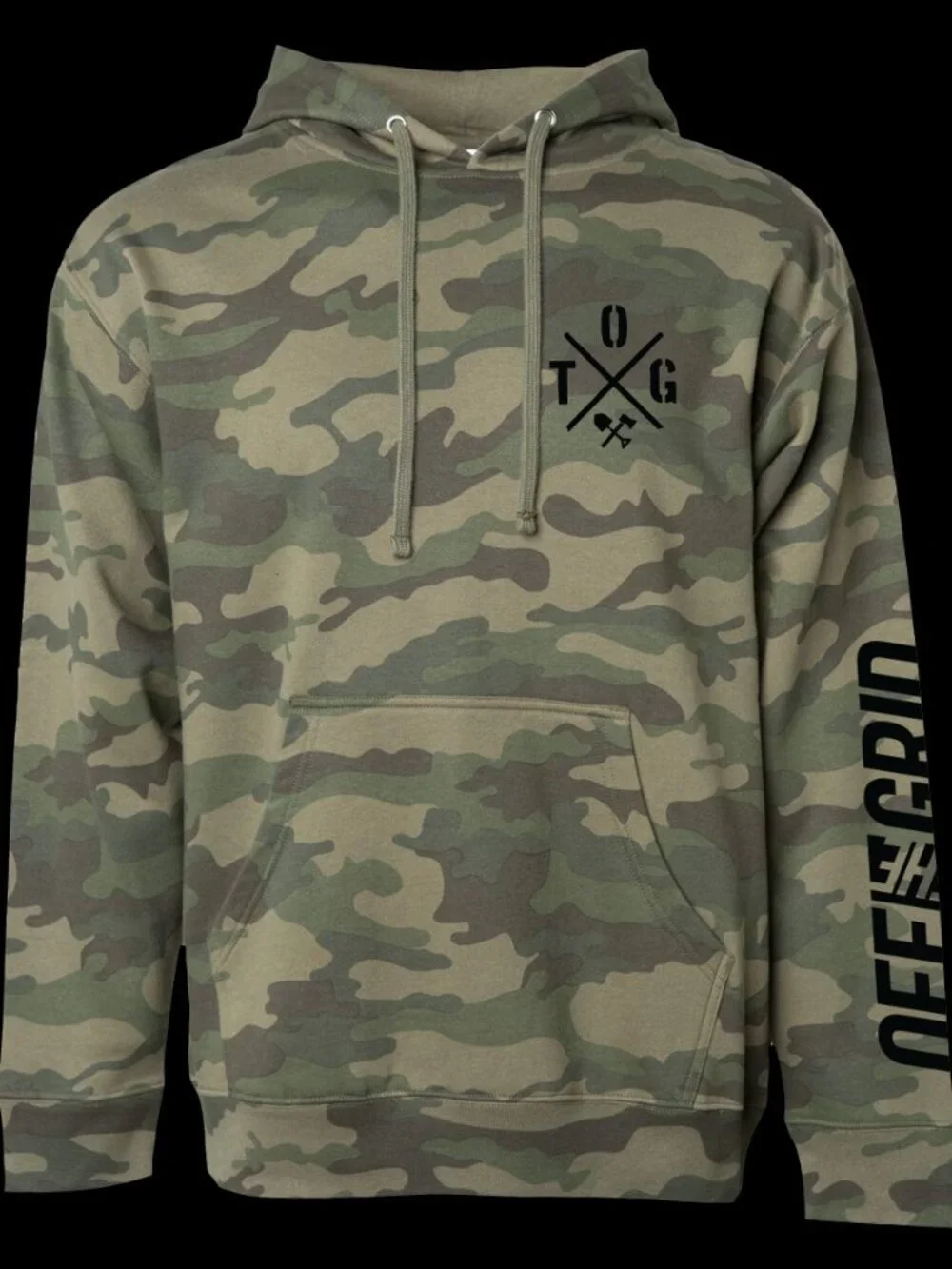 Off The Grid Surplus Crossed Up Hoodie - Duck Camo
